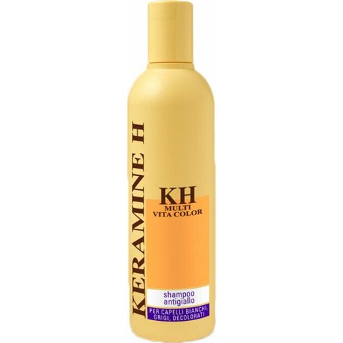 Шампунь для предотвращения пожелтения волос Keramine H Shampoo Antigiallo Multi Vita Color KH.151.300 фото